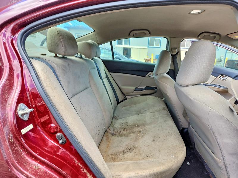 Photo 10 from auction – 2013 HONDA CIVIC with VIN 2HGFB2F51DH523923