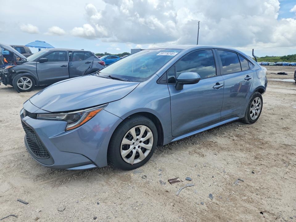 TOYOTA COROLLA 2021 with VIN 5YFEPMAE9MP155516 - Photo from auction