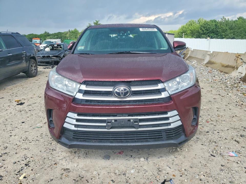 Photo 5 from auction – 2019 TOYOTA HIGHLANDER with VIN 5TDBZRFHXKS712967