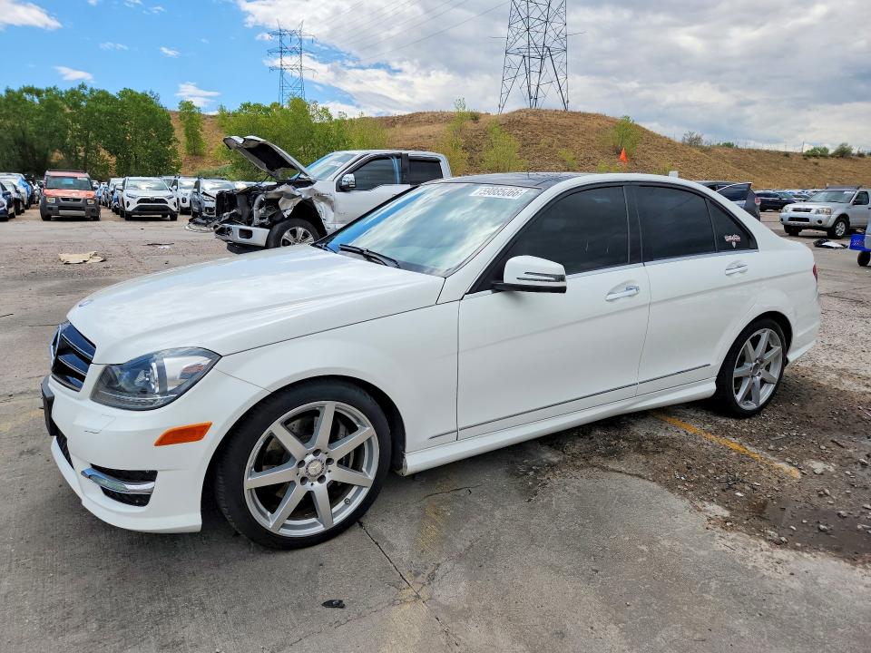 MERCEDES-BENZ C 2013 with VIN WDDGF8AB3DA878894 - Photo from auction