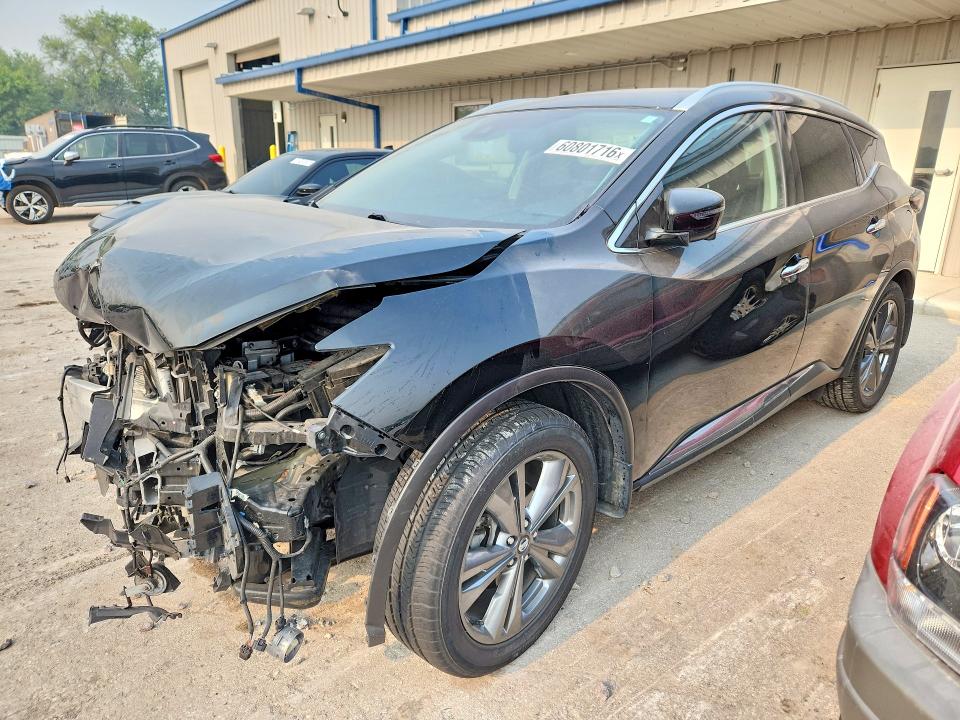NISSAN MURANO 2019 with VIN 5N1AZ2MS2KN165860 - Photo from auction