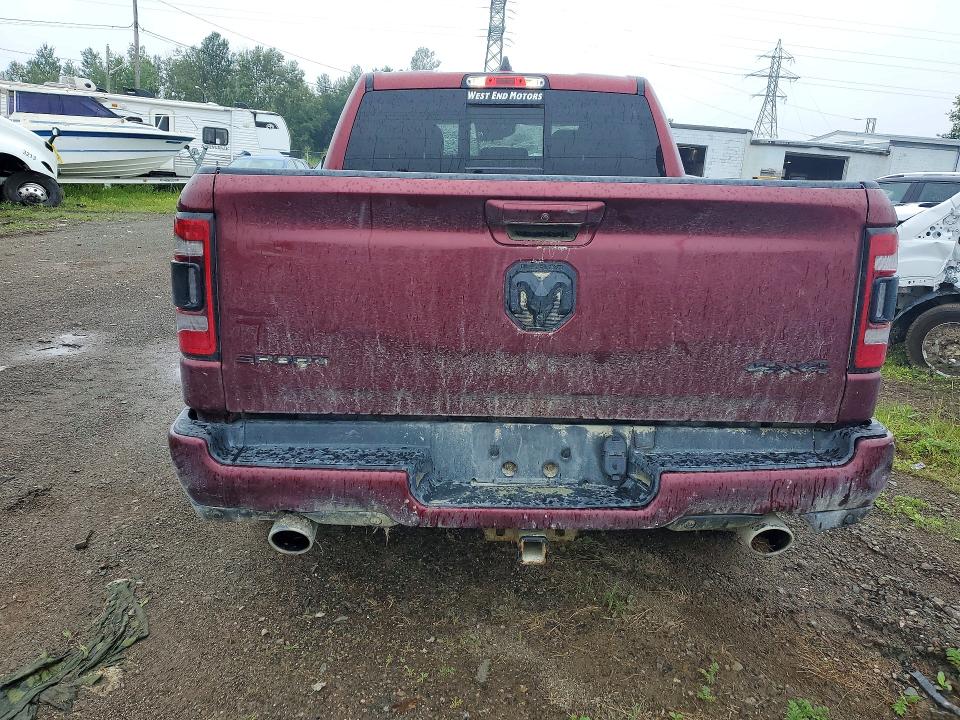 Photo 6 from auction – 2021 RAM 1500 with VIN 1C6SRFVT7MN642624