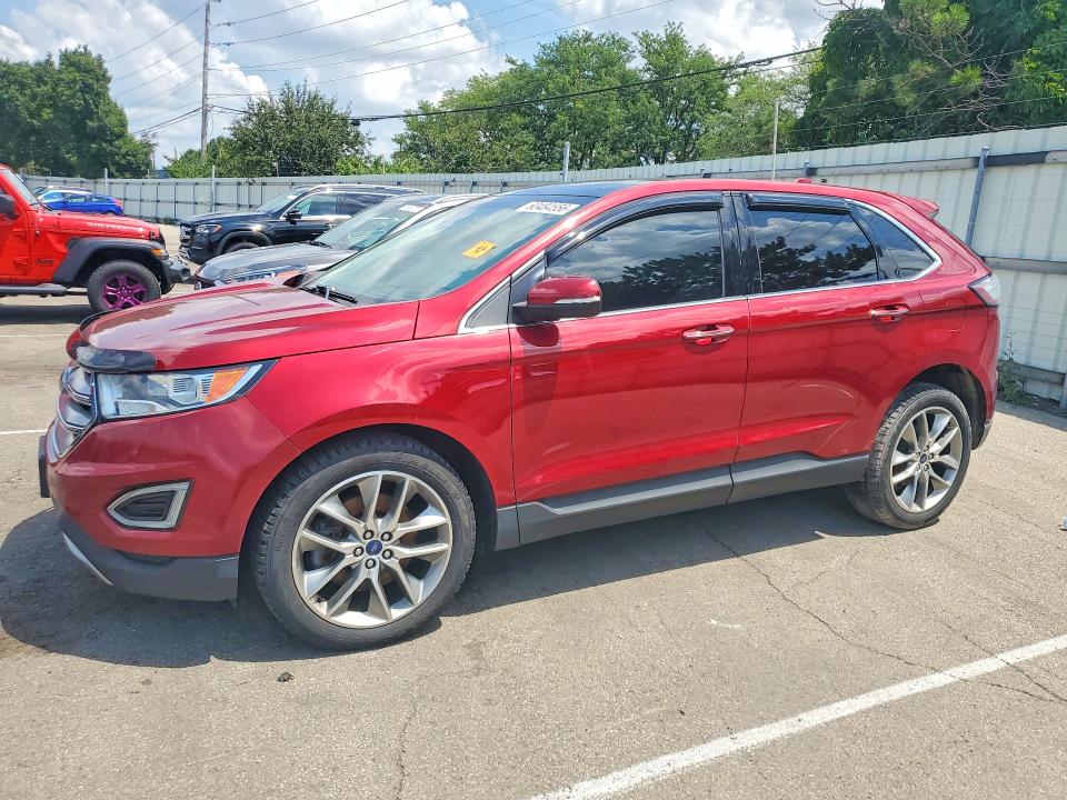 FORD EDGE 2017 with VIN 2FMPK4K81HBB72854 - Photo from auction