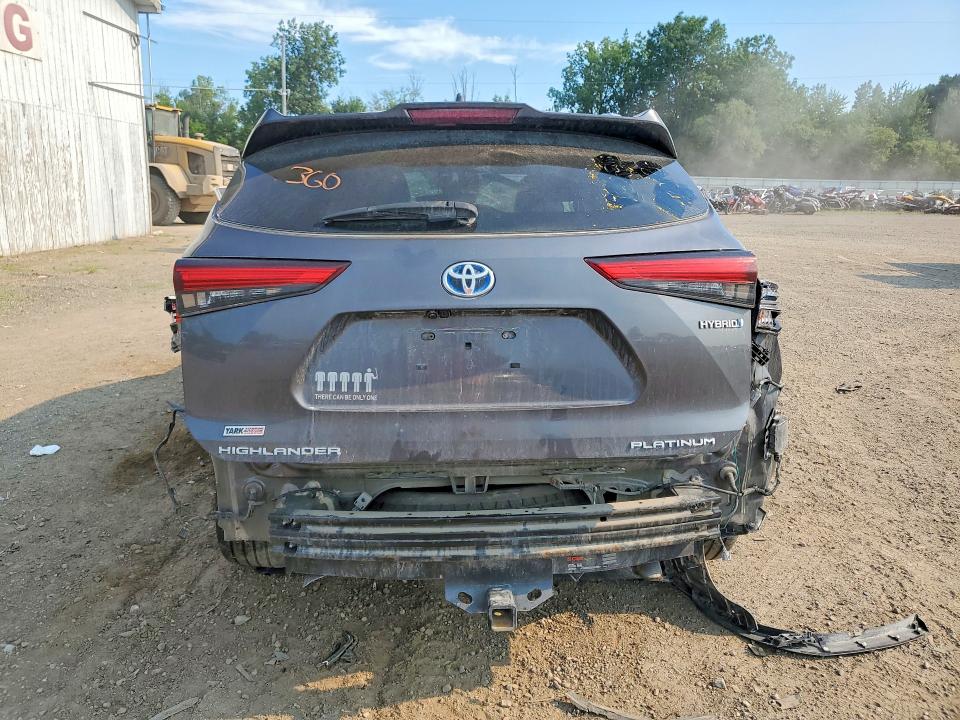 Photo 6 from auction – 2021 TOYOTA HIGHLANDER with VIN 5TDEBRCH6MS031228