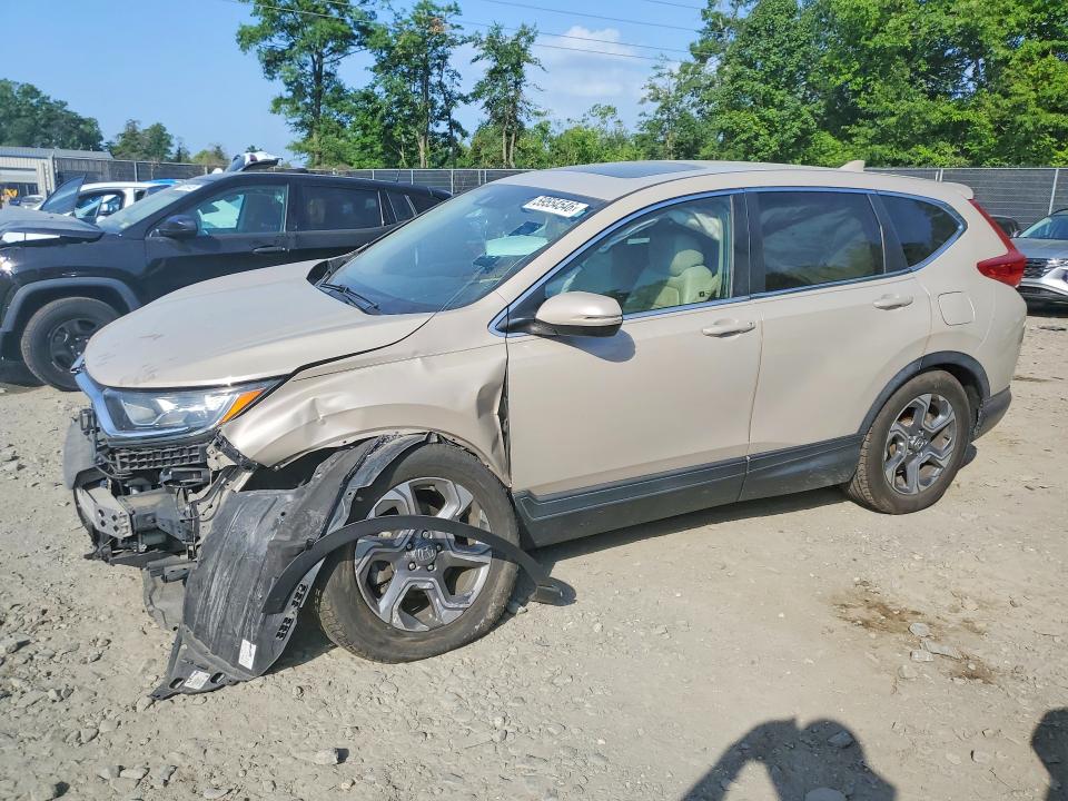 HONDA CR-V 2018 with VIN 5J6RW1H89JL006573 - Photo from auction