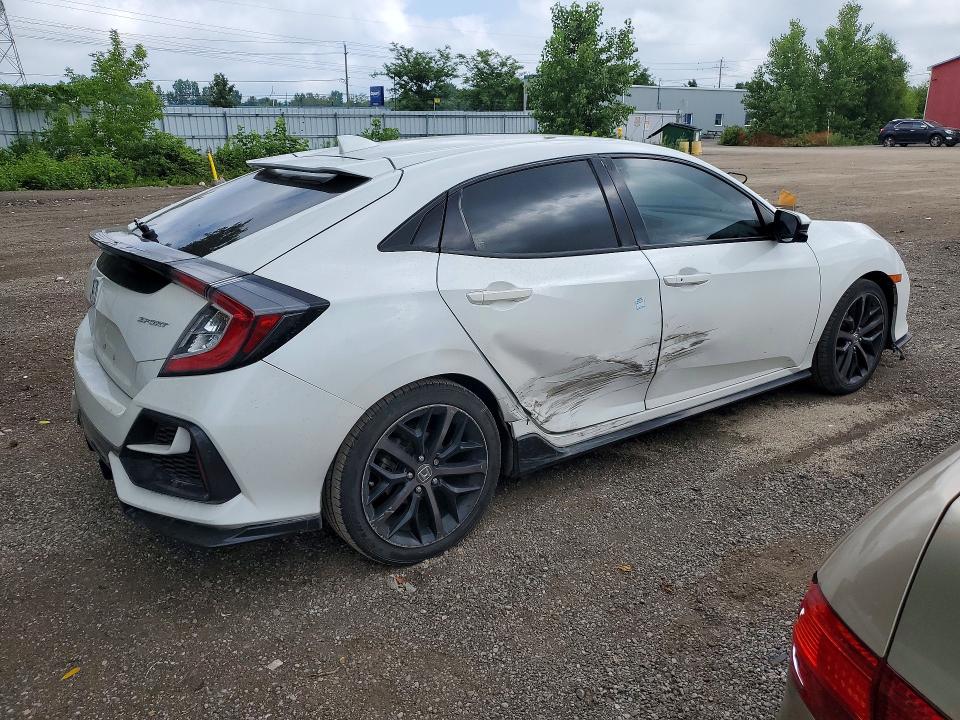 Photo 3 from auction – 2020 HONDA CIVIC with VIN SHHFK7H43LU301922