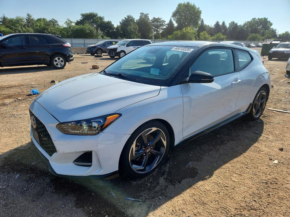 HYUNDAI VELOSTER 2020 with VIN KMHTH6AB4LU027218 - Photo from auction