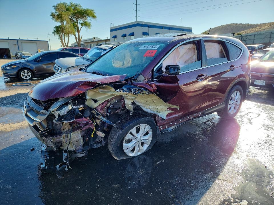 HONDA CR-V 2012 with VIN 5J6RM3H55CL042531 - Photo from auction