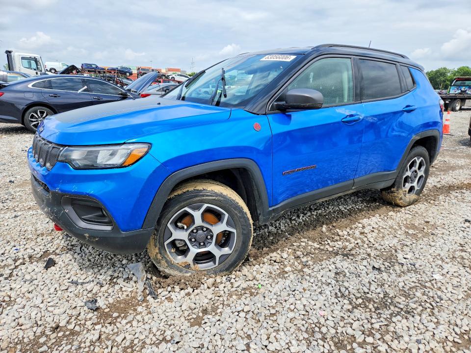 JEEP COMPASS 2022 with VIN 3C4NJDDBXNT121778 - Photo from auction