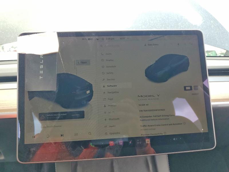 Photo 9 from auction – 2025 TESLA MODEL Y with VIN 7SAYGDED5SF231825