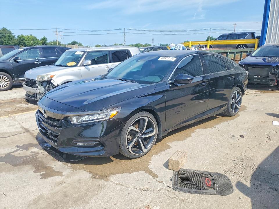 HONDA ACCORD 2018 with VIN 1HGCV1F32JA077875 - Photo from auction