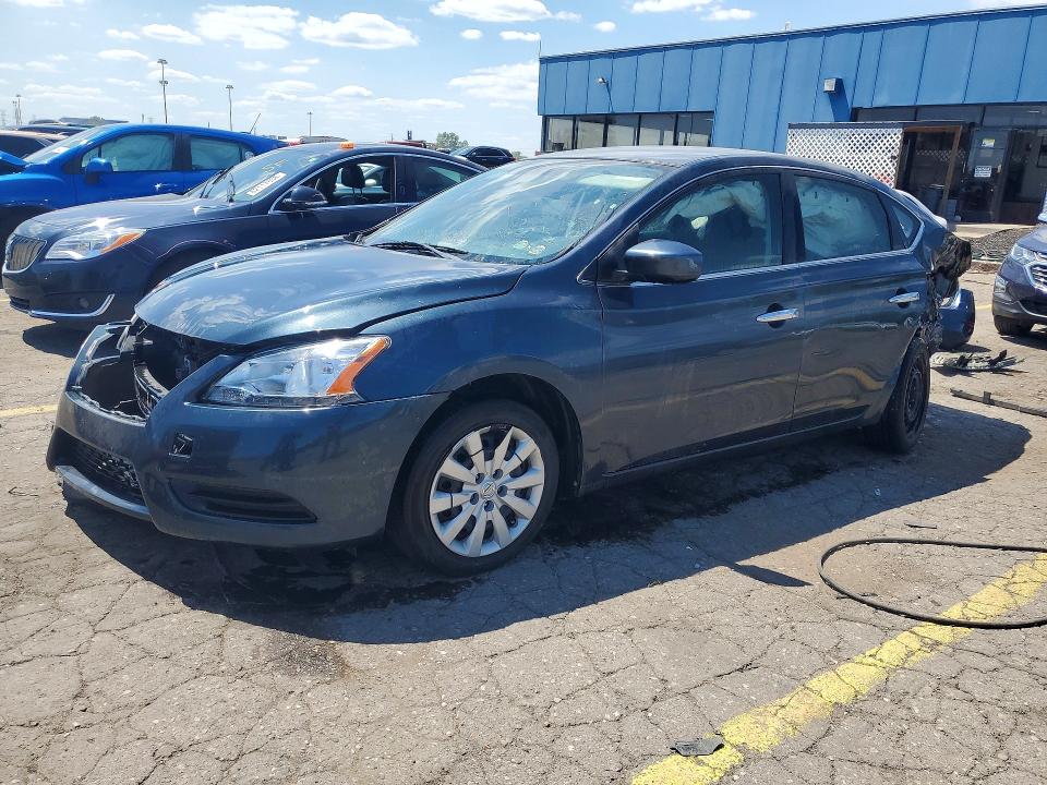 NISSAN SENTRA 2013 with VIN 1N4AB7APXDN901720 - Photo from auction
