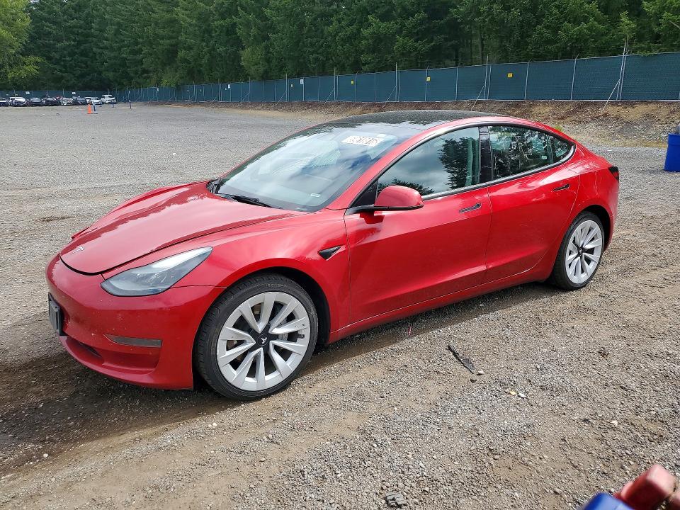 TESLA MODEL 3 2023 with VIN 5YJ3E1EA6PF449877 - Photo from auction