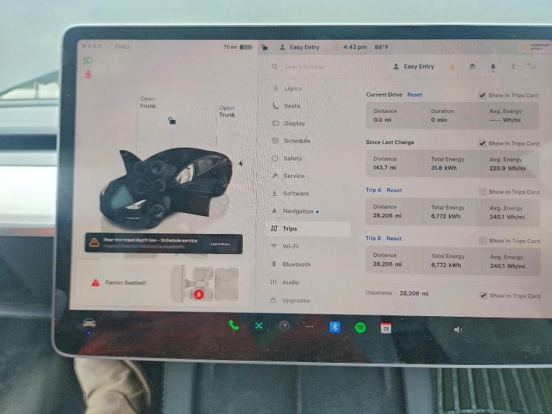Photo 9 from auction – 2023 TESLA MODEL 3 with VIN 5YJ3E1EA7PF691030