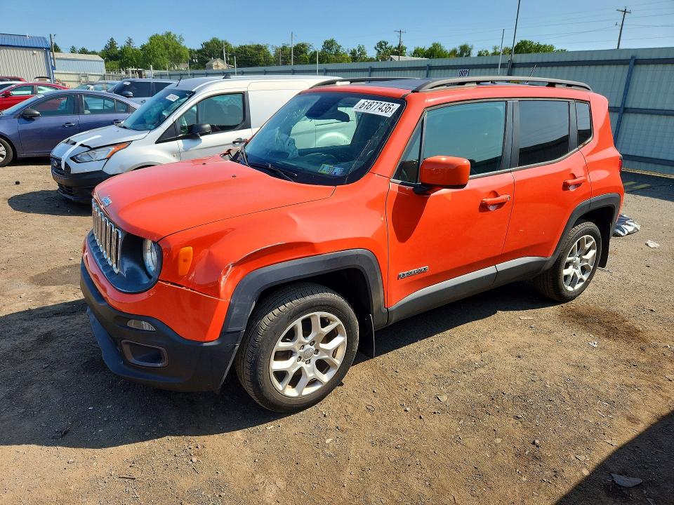 JEEP RENEGADE 2016 with VIN ZACCJBBT9GPD55489 - Photo from auction