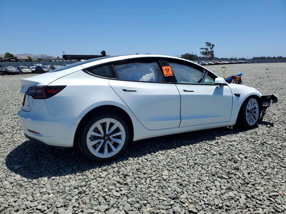 Photo 3 from auction – 2021 TESLA MODEL 3 with VIN 5YJ3E1EB6MF997267