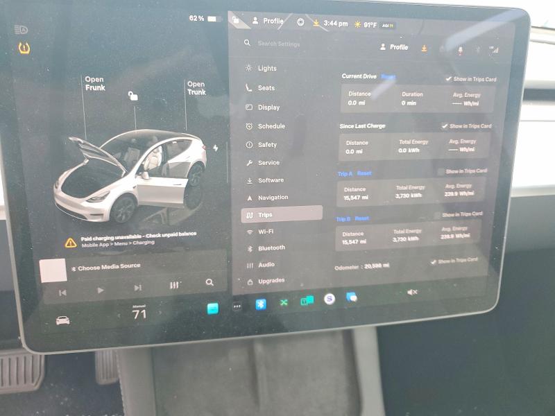 Снимка 9 от търг – 2025 TESLA MODEL Y с VIN 7SAYGDEDXSA375092
