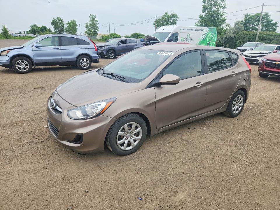HYUNDAI ACCENT 2013 with VIN KMHCT5AE1DU093651 - Photo from auction