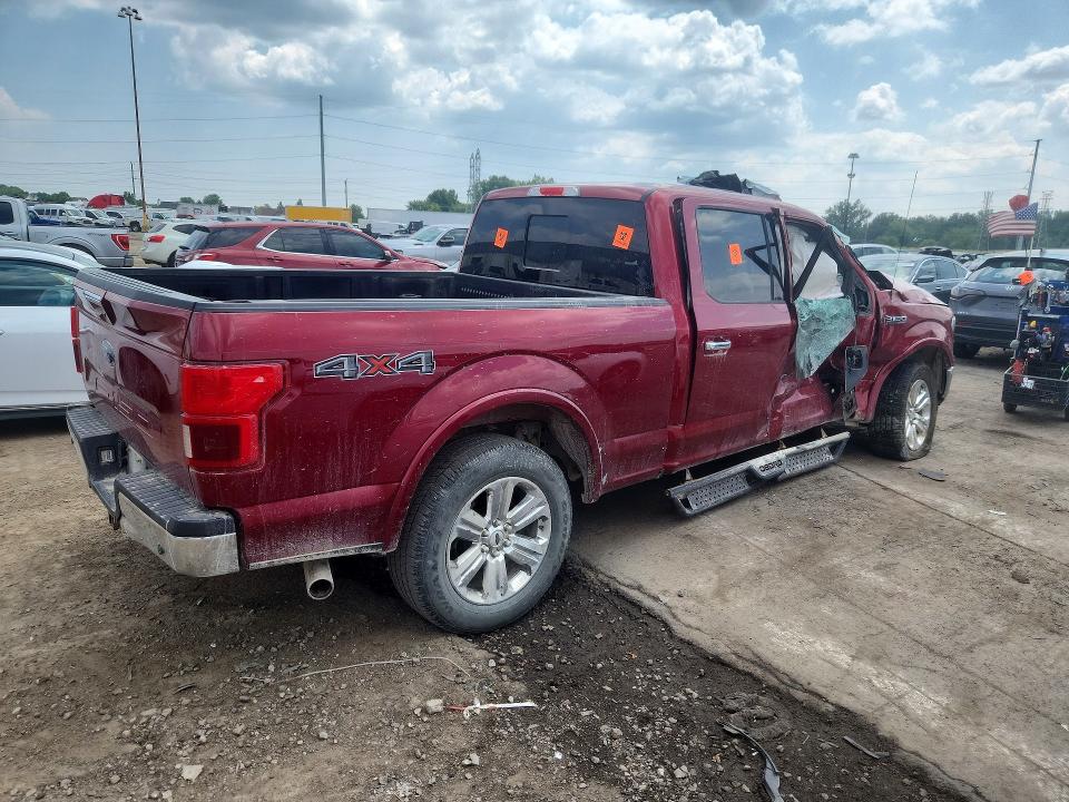 Photo 3 from auction – 2018 FORD F150 with VIN 1FTFW1E50JFC90063
