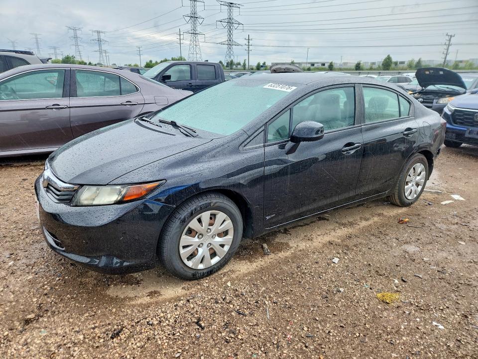 HONDA CIVIC 2012 with VIN 19XFB2F59CE069672 - Photo from auction