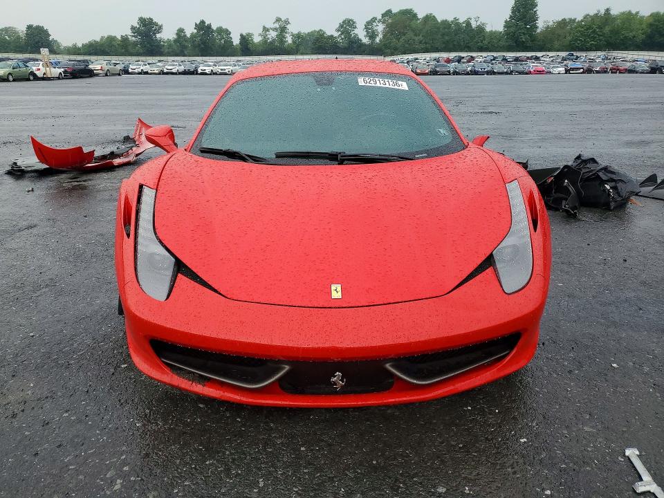 Photo 5 from auction – 2012 FERRARI 458 ITALIA with VIN ZFF67NFAXC0184744