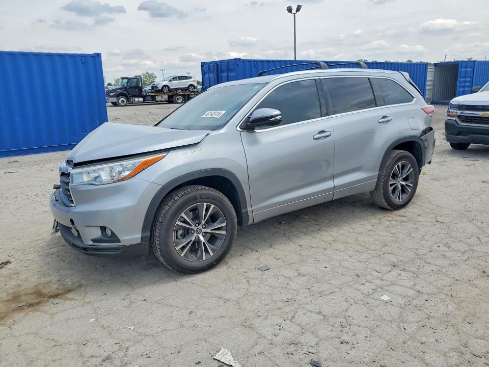 TOYOTA HIGHLANDER 2016 مع رقم تعريف المركبة 5TDKKRFH8GS164074 - صورة من المزاد