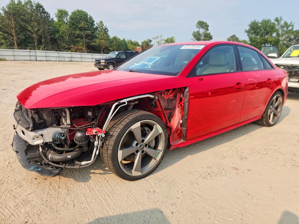 AUDI A4 2021 with VIN WAUEAAF43MA034451 - Photo from auction