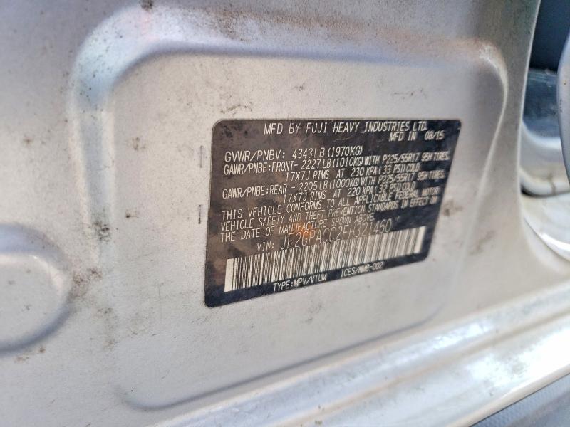 Photo 14 from auction – 2015 SUBARU XV CROSSTREK with VIN JF2GPACC2FH321460
