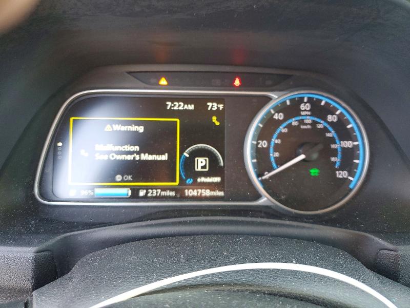 Foto 9 de la subasta – 2020 NISSAN LEAF con VIN 1N4BZ1CP7LC309681