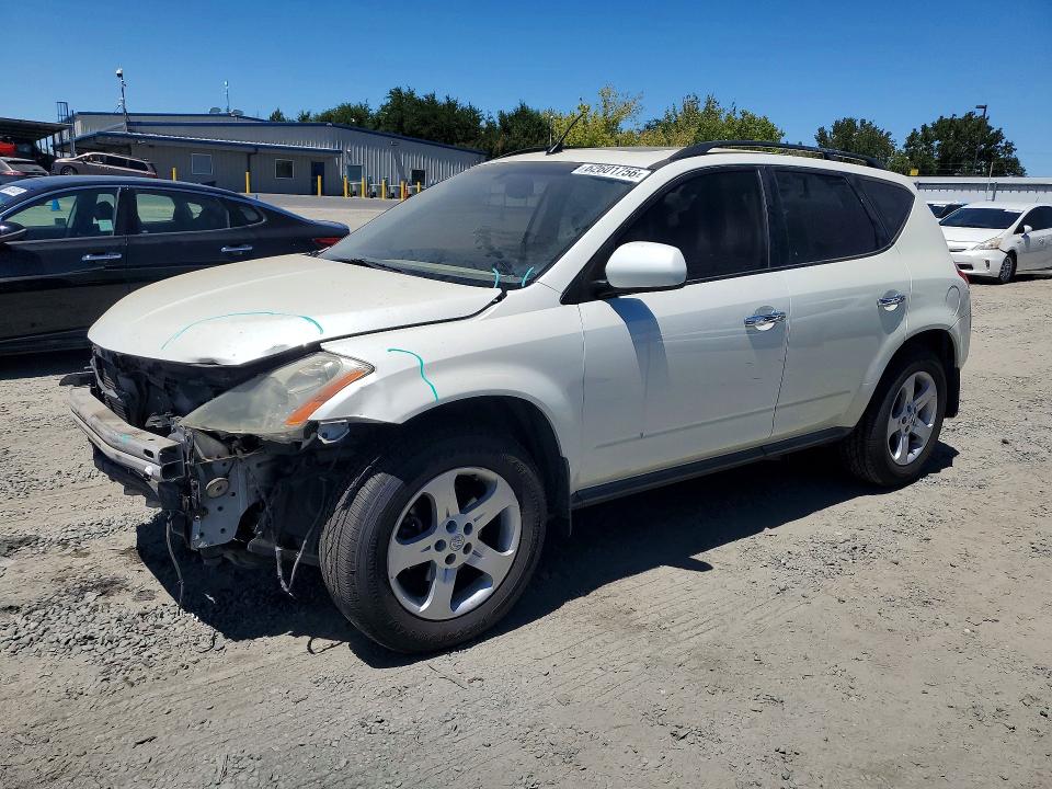 Photo 1 from auction – 2003 NISSAN MURANO with VIN JN8AZ08T93W101195