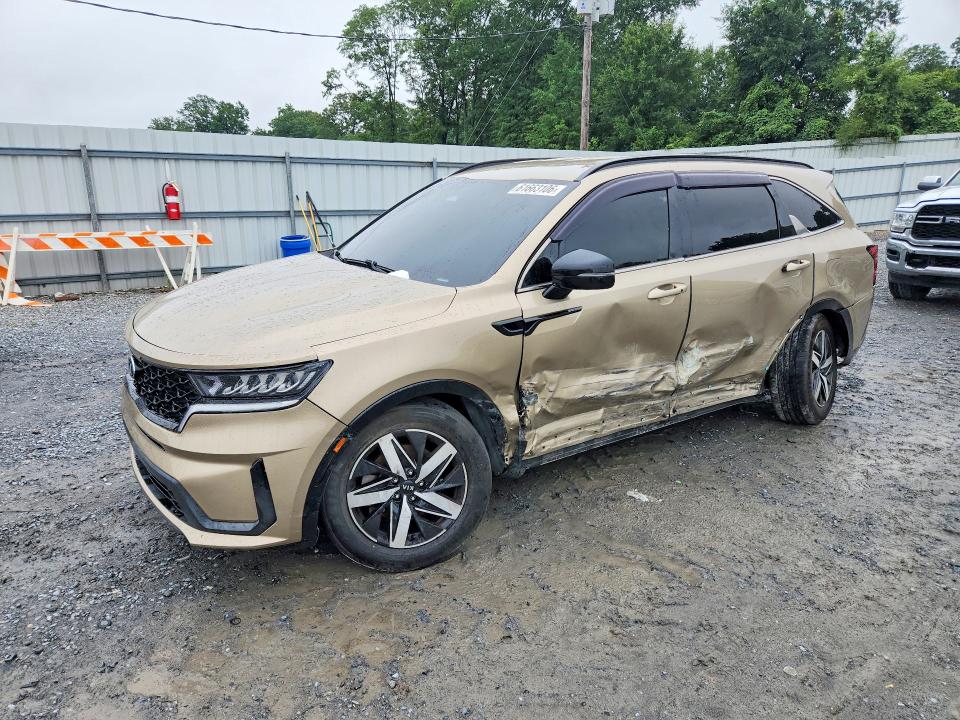 KIA SORENTO 2021 with VIN 5XYRL4LC7MG009905 - Photo from auction