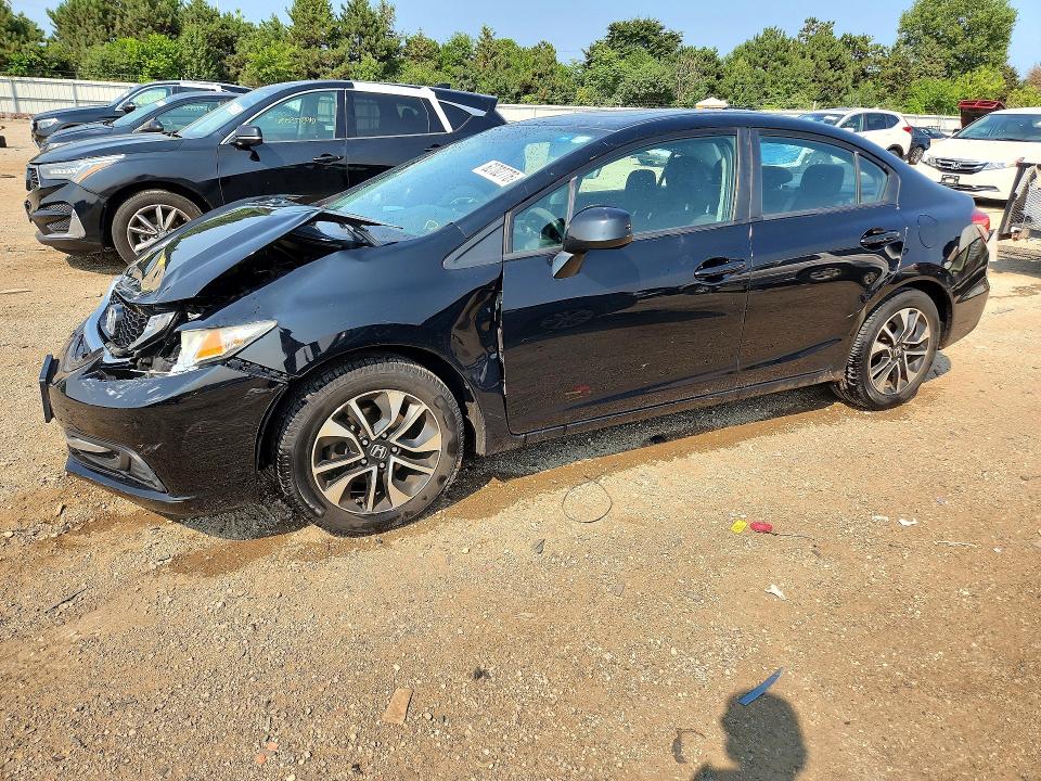 HONDA CIVIC 2013 with VIN 19XFB2F8XDE052021 - Photo from auction