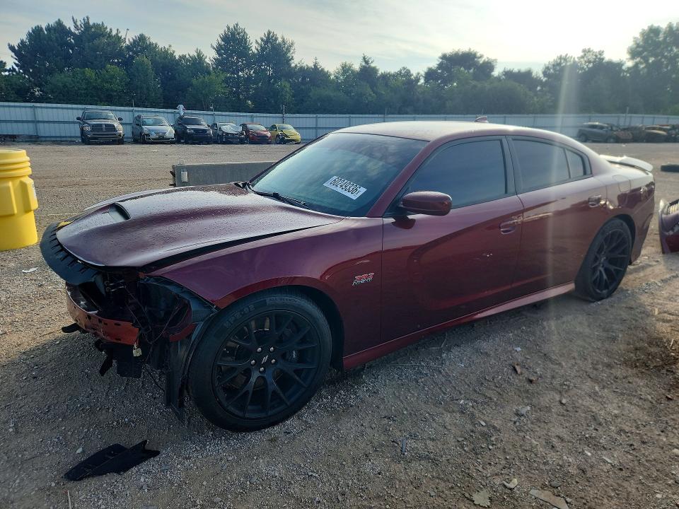 DODGE CHARGER 2018 with VIN 2C3CDXGJ1JH253340 - Photo from auction