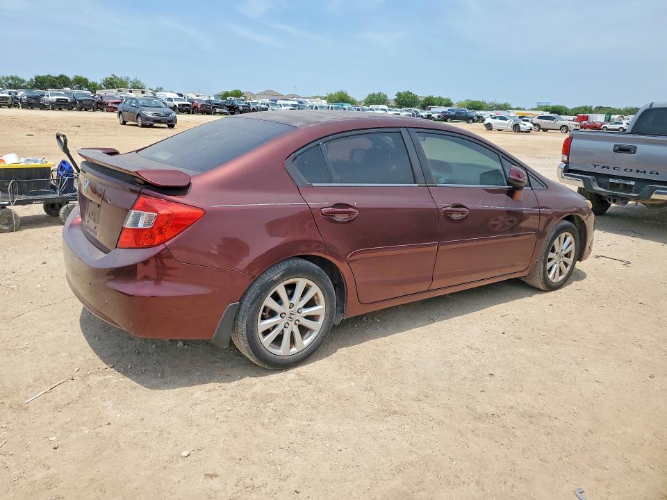 Photo 3 from auction – 2012 HONDA CIVIC with VIN 19XFB2F81CE048423