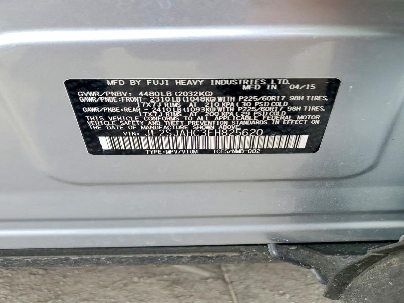 Foto 14 de la subasta – 2015 SUBARU FORESTER con VIN JF2SJAHC3FH825620