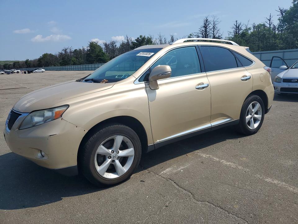 LEXUS RX 2010 with VIN 2T2BK1BA9AC001648 - Photo from auction