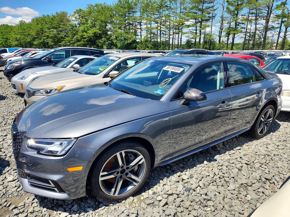 AUDI A4 2018 with VIN WAUENAF47JA209557 - Photo from auction