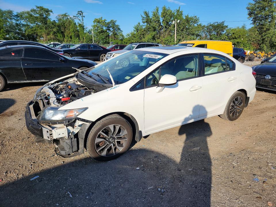 HONDA CIVIC 2013 with VIN 19XFB2F8XDE279032 - Photo from auction