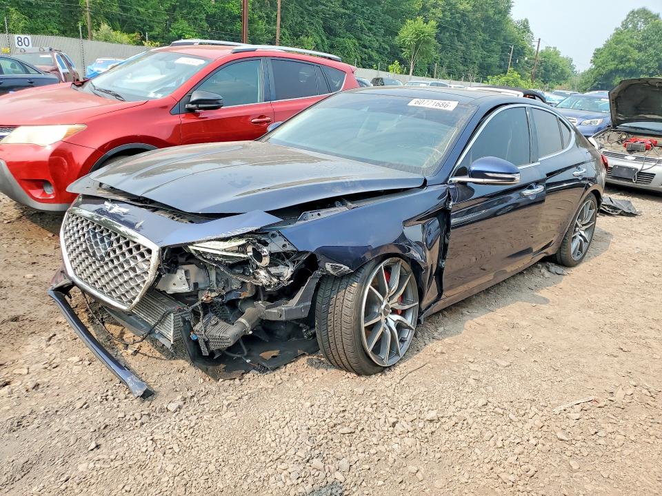 GENESIS G70 2021 with VIN KMTG74LE6MU071874 - Photo from auction