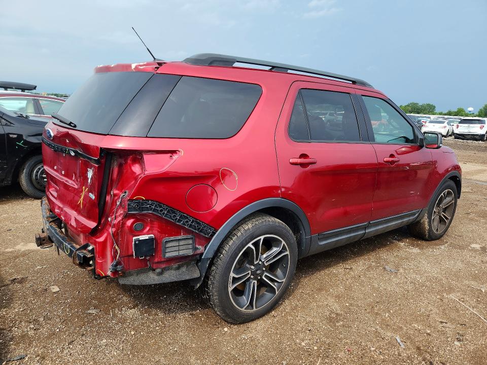 Photo 3 from auction – 2015 FORD EXPLORER with VIN 1FM5K8GT9FGA75631