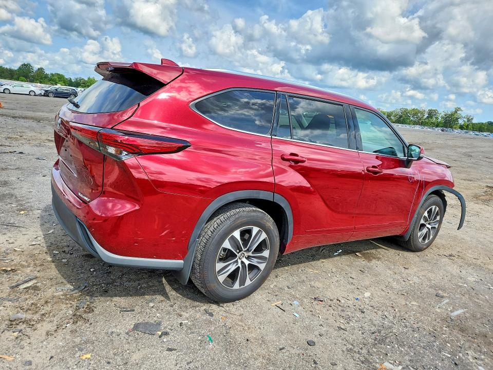 Photo 3 from auction – 2021 TOYOTA HIGHLANDER with VIN 5TDGZRBH4MS532995