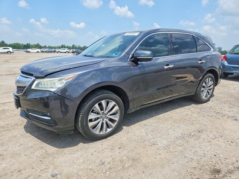 ACURA MDX 2015 with VIN 5FRYD4H49FB032508 - Photo from auction