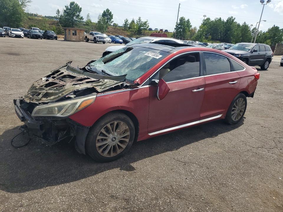 HYUNDAI SONATA 2015 with VIN 5NPE34AF7FH140288 - Photo from auction