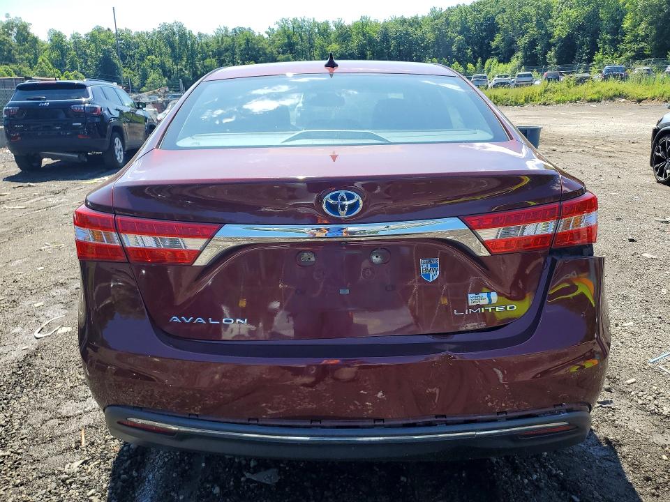 Photo 6 from auction – 2014 TOYOTA AVALON HYBRID with VIN 4T1BD1EB4EU019529