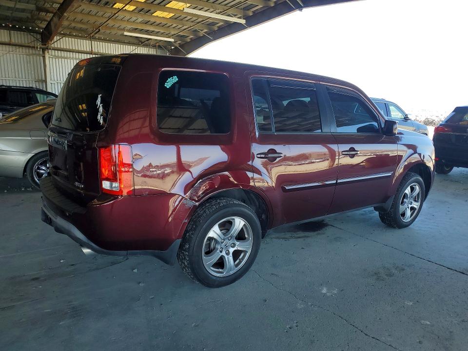 Photo 3 from auction – 2014 HONDA PILOT with VIN 5FNYF4H58EB020658