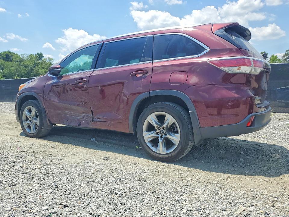 Photo 2 from auction – 2016 TOYOTA HIGHLANDER with VIN 5TDDKRFH6GS245602