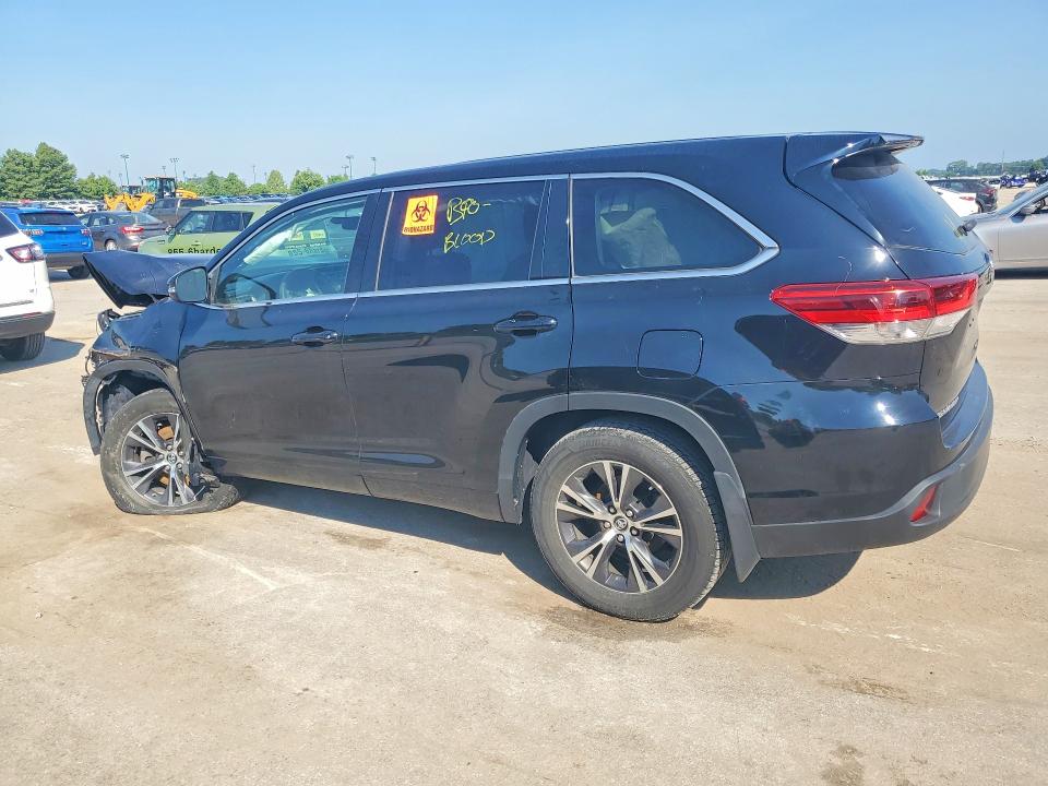 Photo 2 from auction – 2018 TOYOTA HIGHLANDER with VIN 5TDZARFH6JS036487