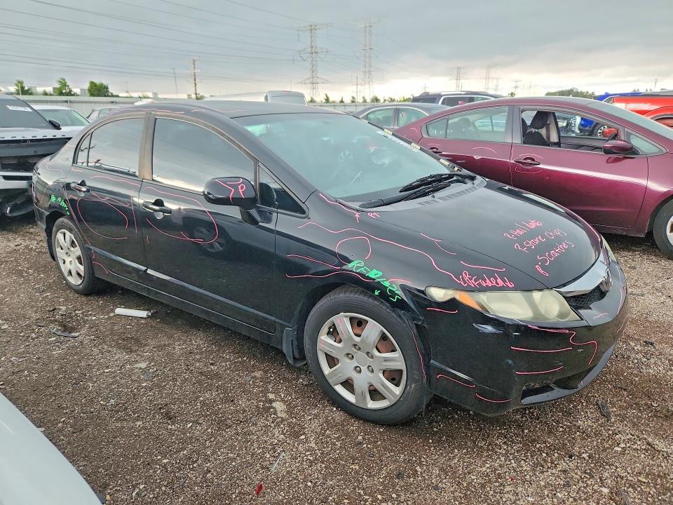 Photo 4 from auction – 2009 HONDA CIVIC with VIN 19XFA165X9E027002