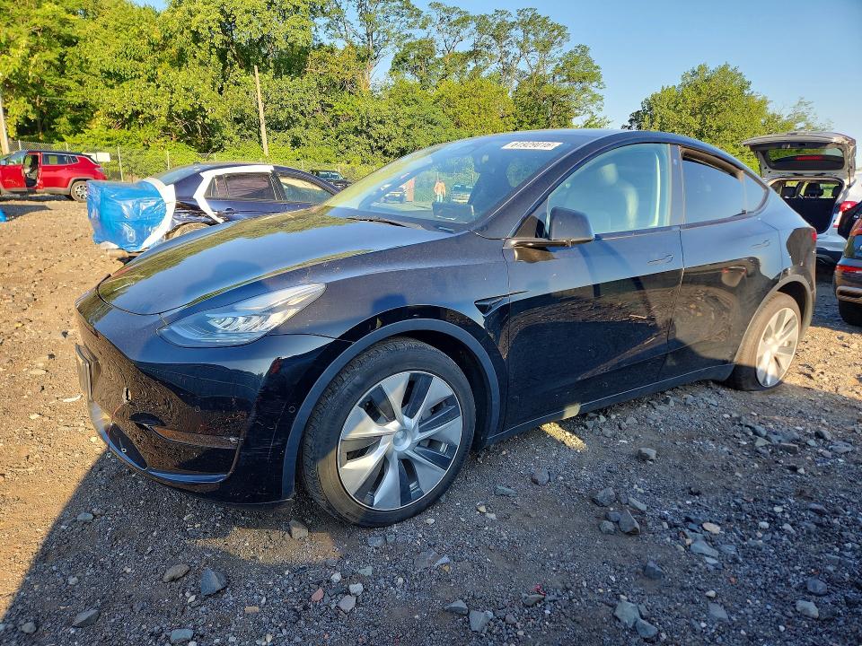 TESLA MODEL Y 2022 with VIN 7SAYGAEE0NF401133 - Photo from auction
