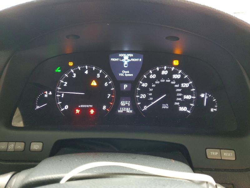 Photo 9 from auction – 2008 LEXUS LS with VIN JTHGL46F685030349